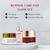 ErthSkin Retinol & Rose Glow Trio Skincare Set 110ml - British product