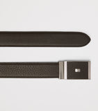 Dunhill grained leather belt (British brand)