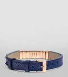 Marli New York UNII bracelet rose gold saffiano leather (British brand)