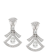 Harrods Bvlgari White Gold and Diamond Divas' Dream Earrings- Buy online at McGrocer