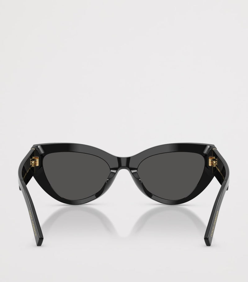 Dolce&Gabbana cat-eye sunglasses with gold hearts, UK version