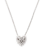 Suzanne Kalan white gold small heart diamond pendant (British brand)
