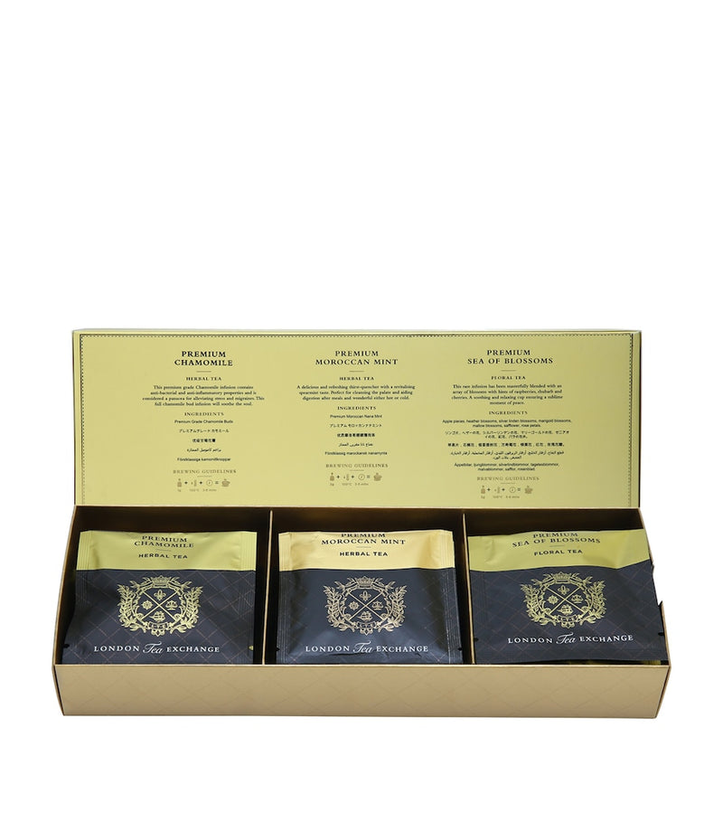 London Tea Exchange Wellness Collection herbal tea selection 15 tea bags, UK version