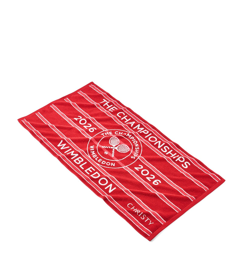 Christy Wimbledon Championship 2026 bath towel 70x133cm - British product