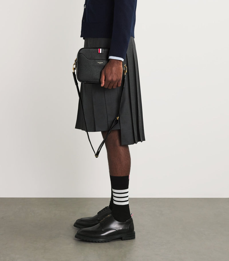 Thom Browne small camera bag pebbled leather, UK version