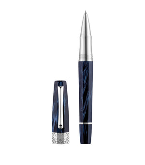 Sterling Silver-Trim Octagonal Rollerball Pen