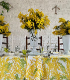 Summerill & Bishop linen Mimosa tablecloth 165cm x 380cm (British brand)