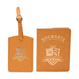 Warner Bros Hufflepuff passport holder and luggage tag, British brand