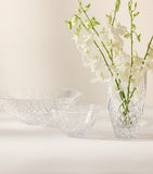 Waterford crystal bowl with karo and olive cut patterns, 15cm (British brand)