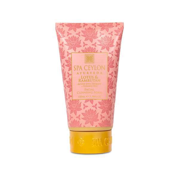 SPA CEYLON Lotus & Rambutan Facial Cleansing Foam 100ml (British brand)