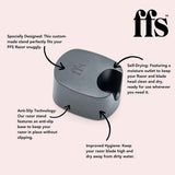 FFS Beauty premium razor stand in matte black finish - British product