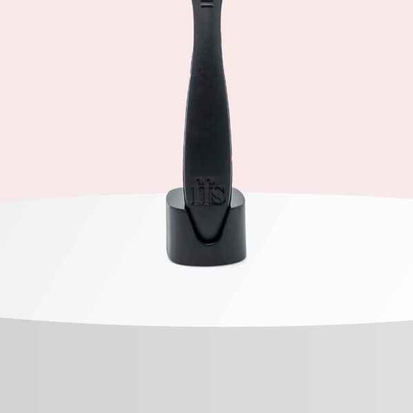 FFS Beauty premium razor stand in matte black finish - British product