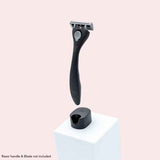 FFS Beauty premium razor stand in matte black finish - British product
