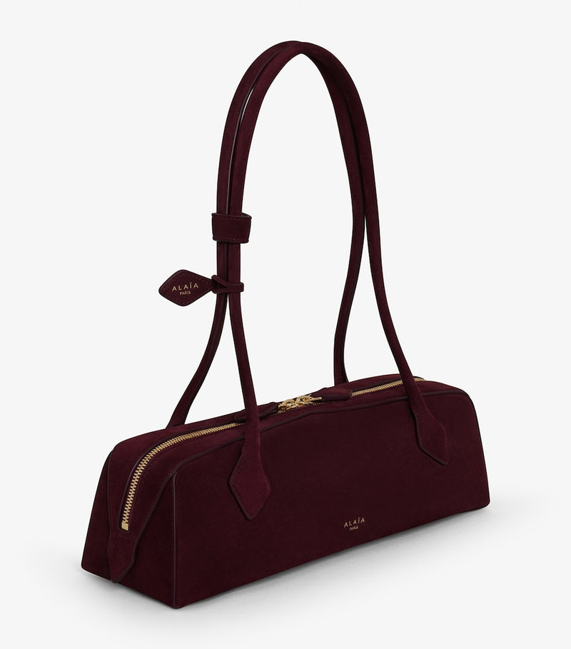 Alaïa Le Teckel suede shoulder bag (British brand)