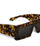 Alaïa rectangular mask acetate sunglasses (British brand)
