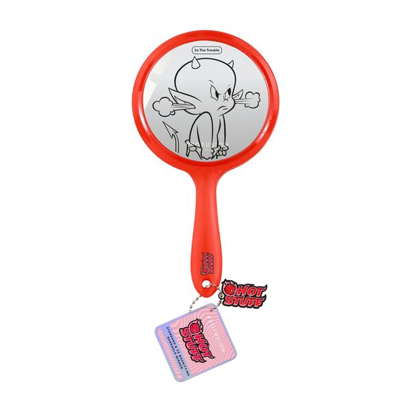 Profusion Cosmetics Hot Stuff Handheld Mirror, imported from the UK