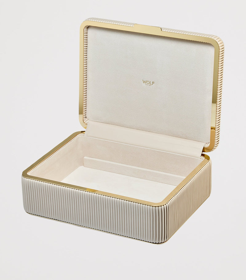 WOLF Large Bella jewellery box - British product