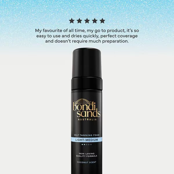 Bondi Sands self tanning foam 200ml bottle, UK version