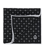 Harrods Dunhill Mulberry Silk Polka Dot Pocket Square 30cm x 30cm- Buy online at McGrocer