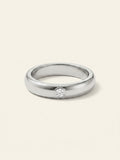 Cartier C de Cartier platinum ring with 0.03ct diamond - British product