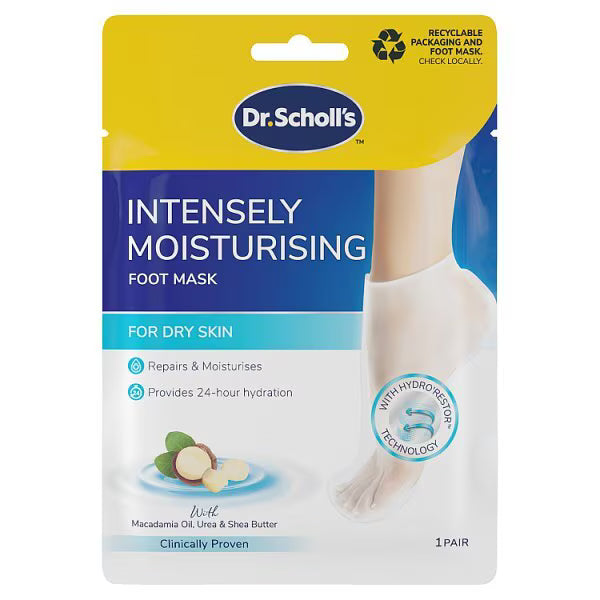 Dr. Scholl's foot mask moisturising 1 pair imported from the UK