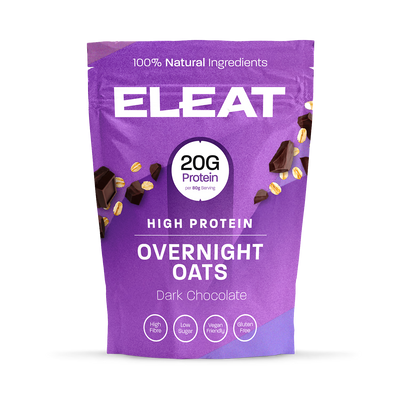 Holland & Barrett ELEAT High Protein Overnight Oats Dark Chocolate 400g- Buy online at McGrocer