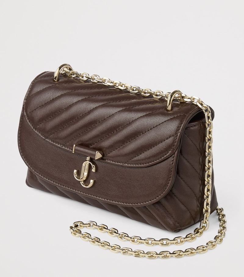 Jimmy Choo Curve cross-body bag in lambskin leather (British brand)