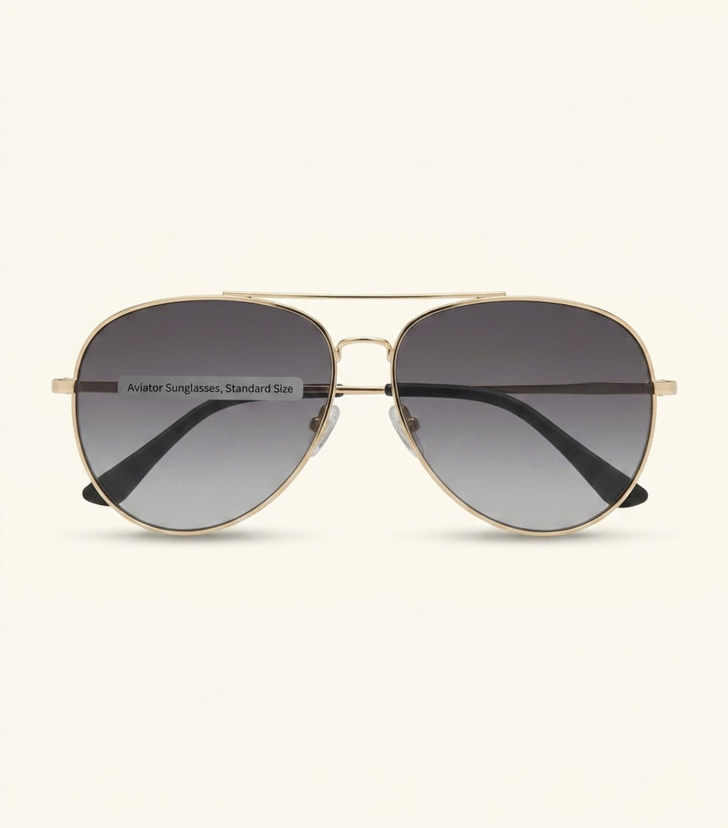 Gucci aviator sunglasses with striped rims and tortoiseshell arms (British brand)
