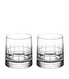 Christofle crystal double old fashioned tumblers 240ml set of 2 - British product