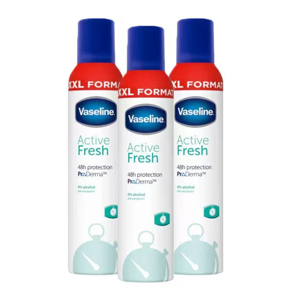 Vaseline Active Fresh anti-perspirant spray 250ml (British brand)