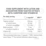 RAIBU lutein zeaxanthin supplement 120 capsules - British product