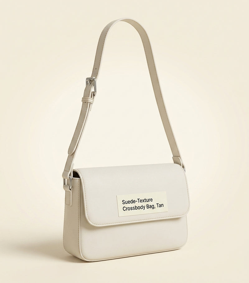 McQueen suede sling cross-body bag, UK version