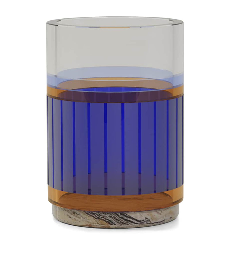 Reflections Copenhagen crystal wastebasket Harmonia, imported from the UK