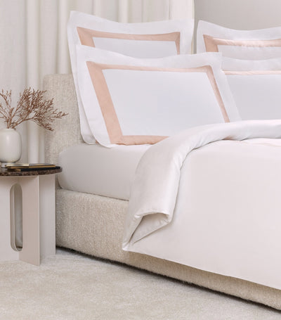 Harrods Frette Cotton Breeze Border Queen Duvet Cover (240cm x 220cm)- Buy online at McGrocer