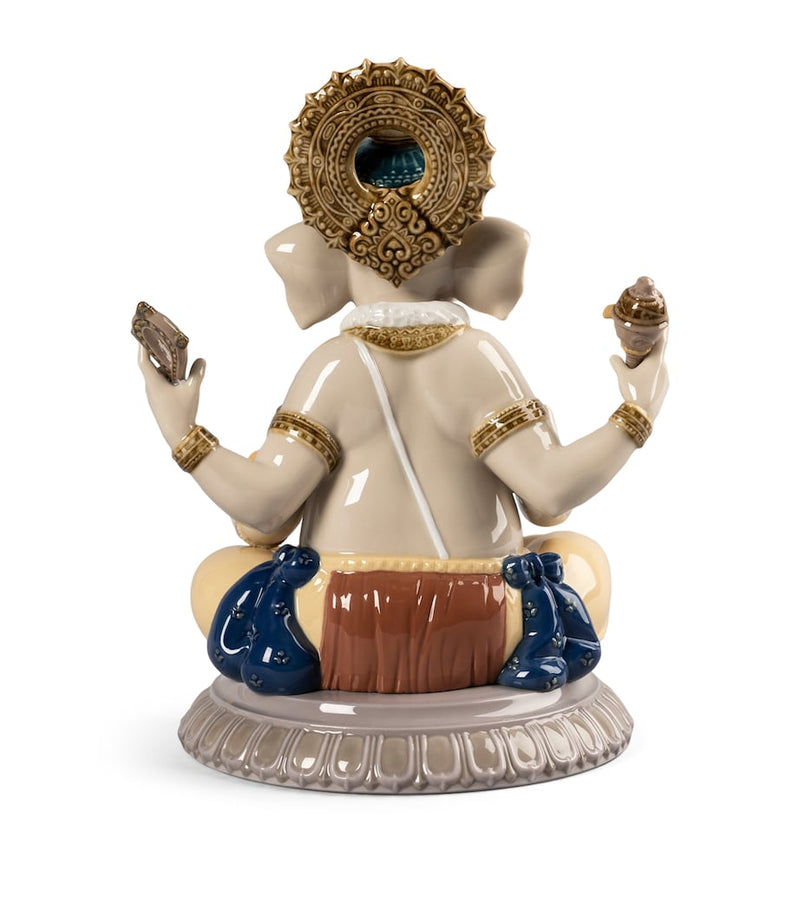 Lladró Lord Ganesha porcelain figurine limited edition, imported from the UK