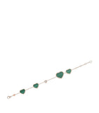 Chopard Happy Hearts bracelet rose gold malachite diamond, UK version
