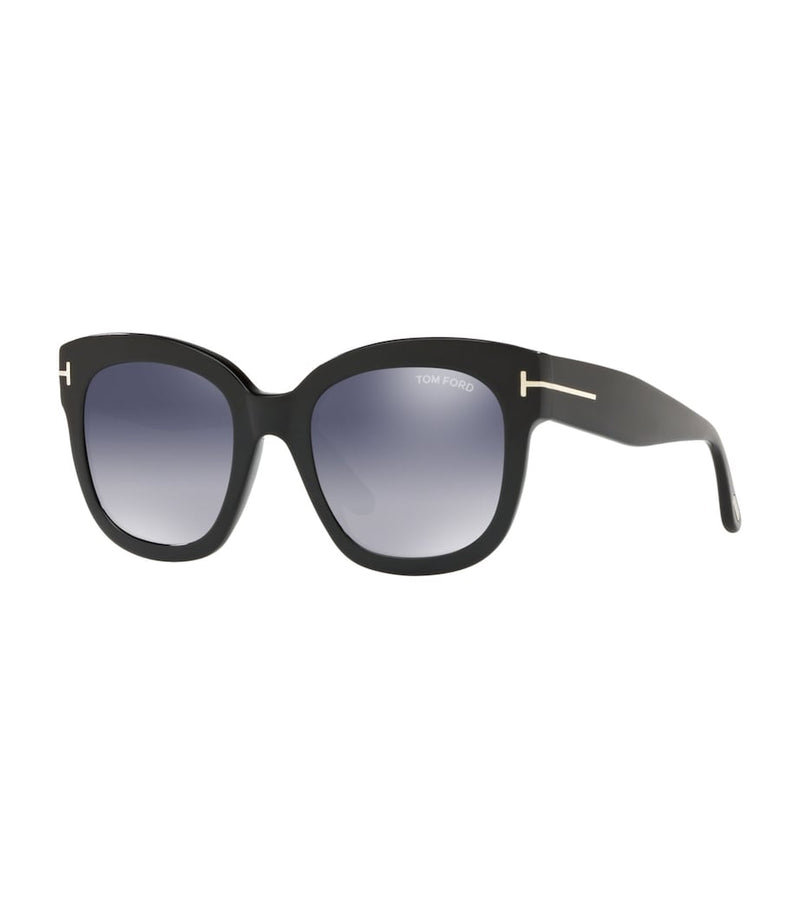 TOM FORD rectangle sunglasses gold-tone - British product