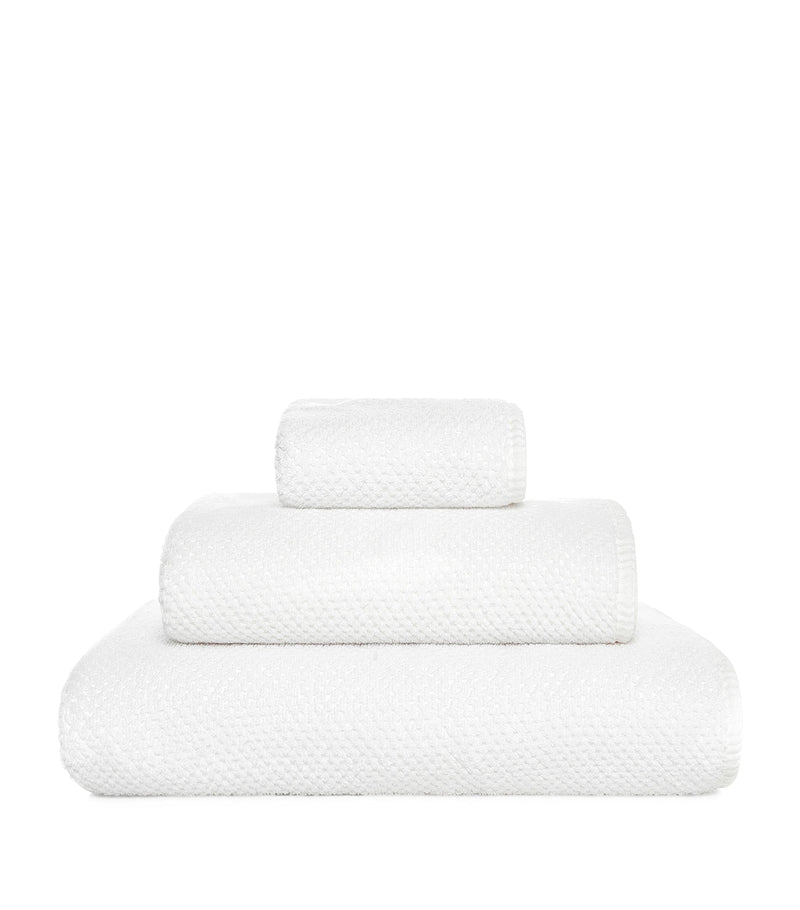 Honeycomb Weave Combed Cotton Washcloth 30cm x 30cm