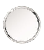 Christofle silver-plated Graphik bottle coaster - British product