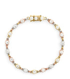 Spinelli Kilcollin Aysa bracelet mixed gold diamonds (British brand)