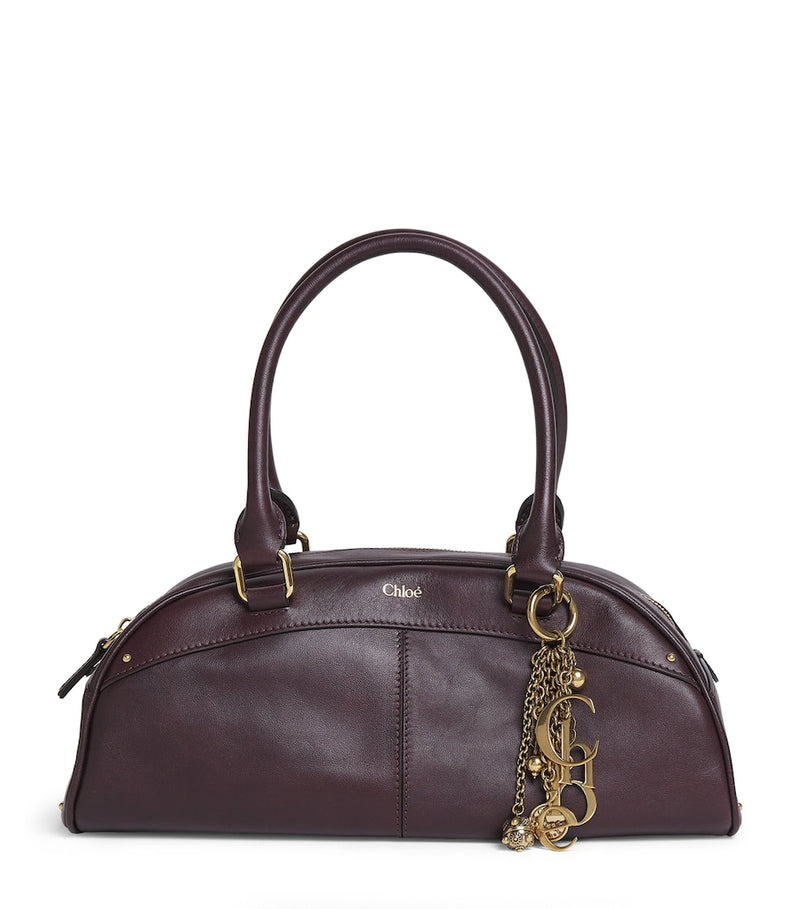 Chloé Leather Bowling Top-Handle Bag, UK version