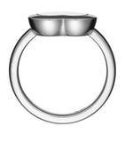 Chopard Happy Diamonds ring 18kt white gold - imported from the UK