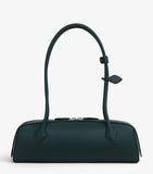 Alaïa Le Teckel medium shoulder bag black leather, imported from the UK