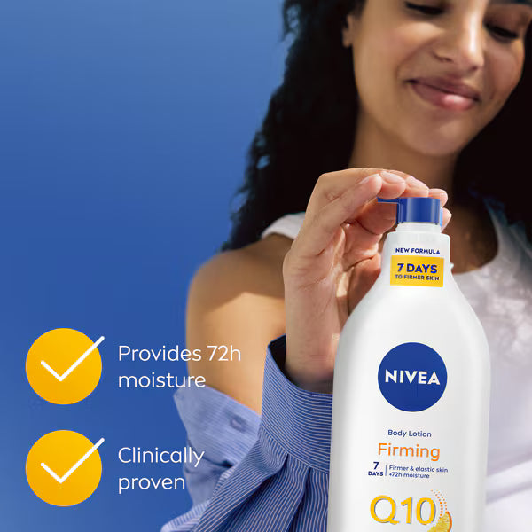Nivea Q10 Firming Body Lotion 625ml, imported from the UK