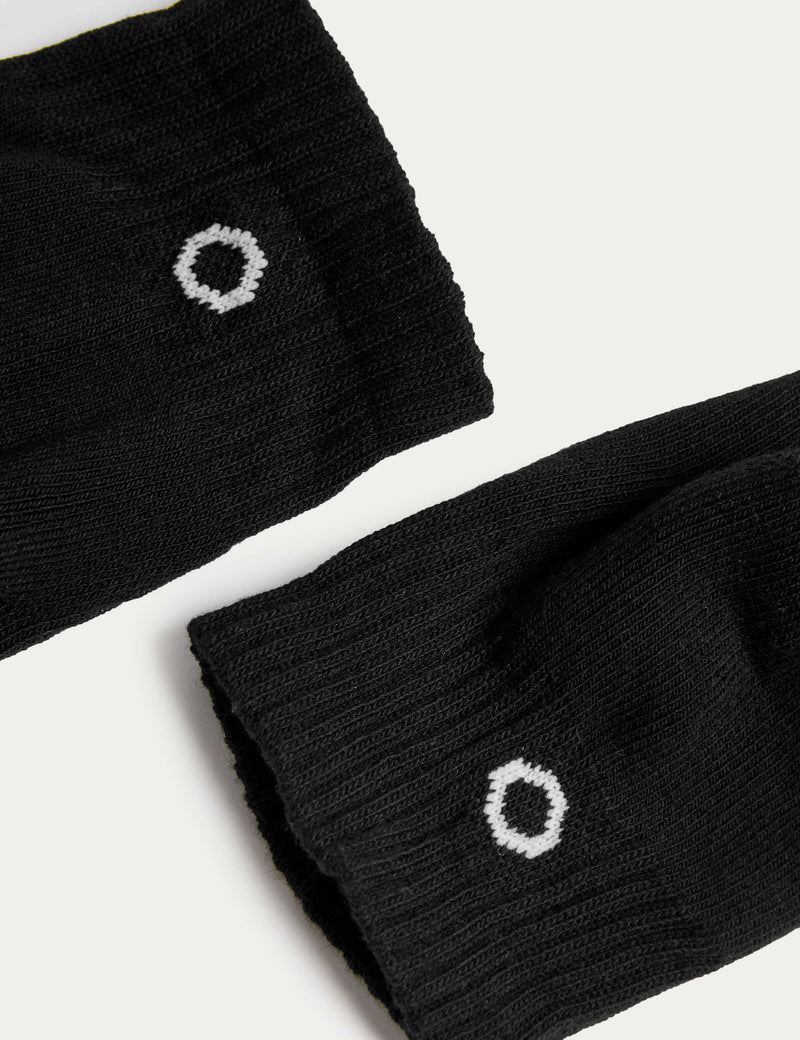 Cotton rich cushioned anklets 5-pack, imported from the UK