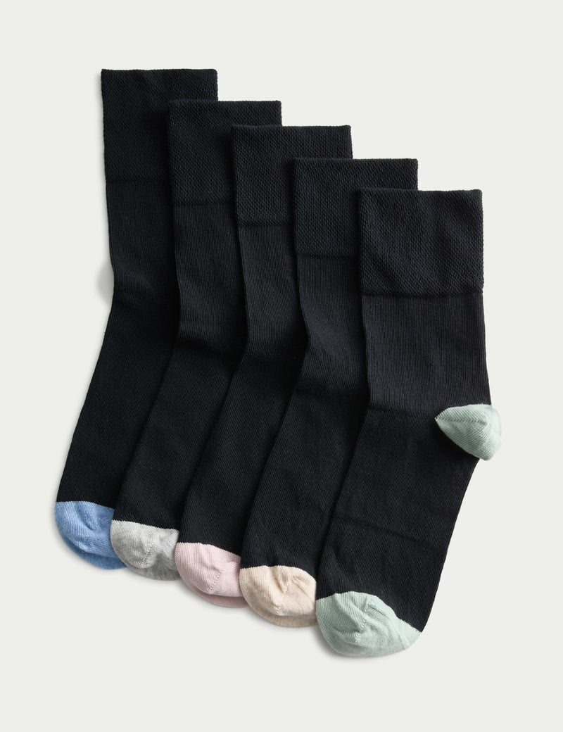 M&S ankle socks 5pk cotton rich - British product