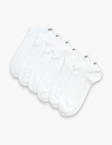 M&S HUGO 6 Pack Cotton Rich Logo Trainer Socks- Buy online at McGrocer