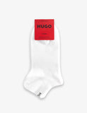 HUGO cotton rich logo trainer socks 6 pack - British product