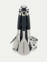 M&S Joseph Joseph 6 Piece Elevate Stainless Steel Kitchen Utensil Set- Buy online at McGrocer