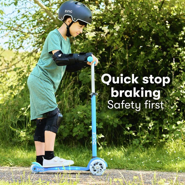 Zinc T-Motion kids light up scooter, imported from the UK